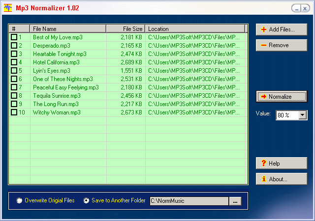 MP3 Normalizer 1.03.05 full